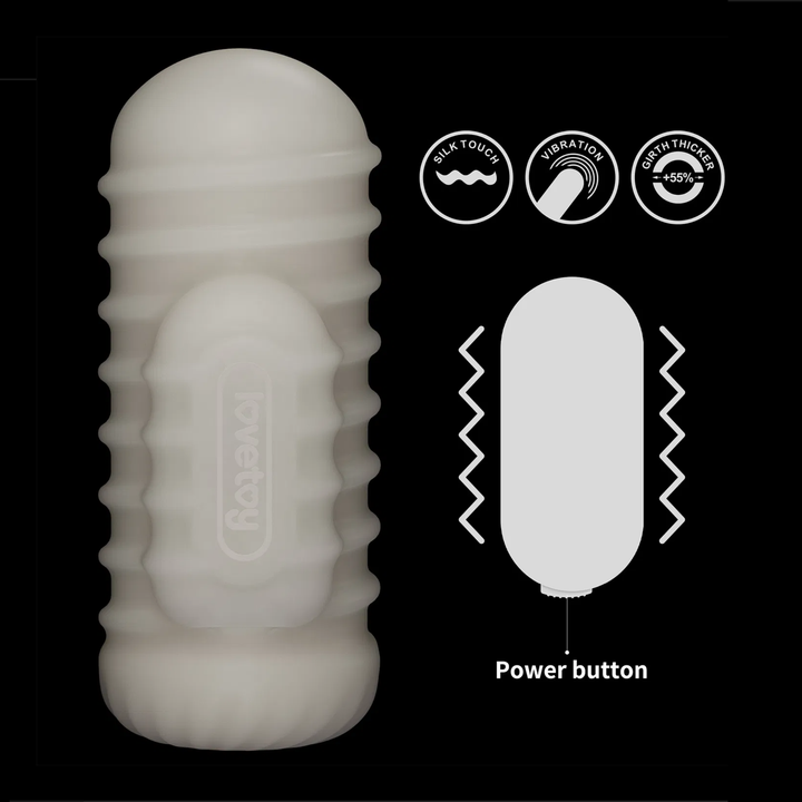 power button from Knights Ring Vibrating Dual Purpose Sleeve-Wavy 