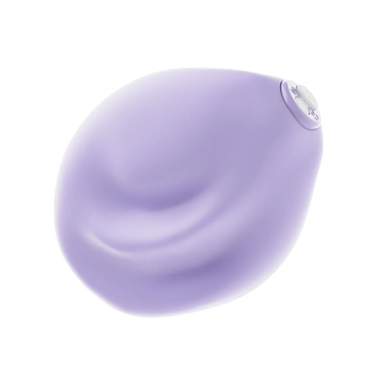 angled side view of Urself Pulse Pad Rechargeable Silicone Grinder with Remote simple to use 