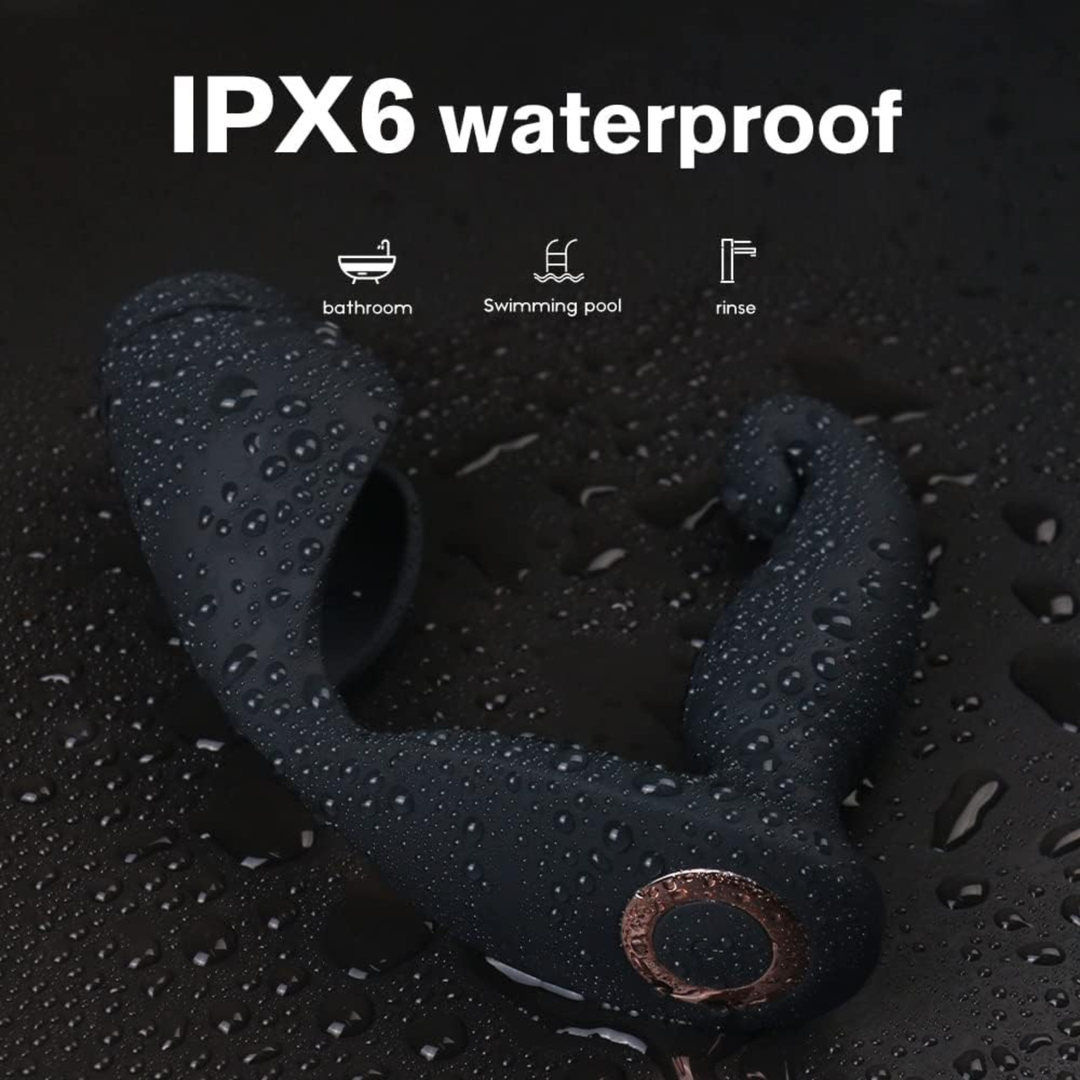 IPX6 waterproof Triple Stimulation Cock Ring 