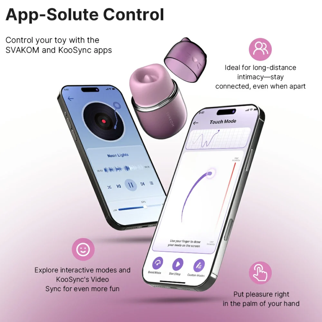 app control Klitty Silicone Rechargeable Clitoral Stimulator