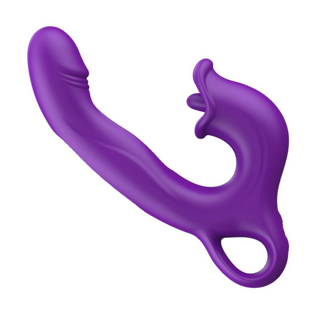side view of Flapping Vibrator with licking tongue  