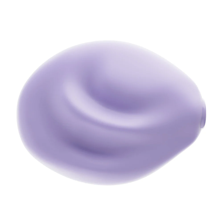 view of raised ripples on Urself Pulse Pad Rechargeable Silicone Grinder with Remote 
