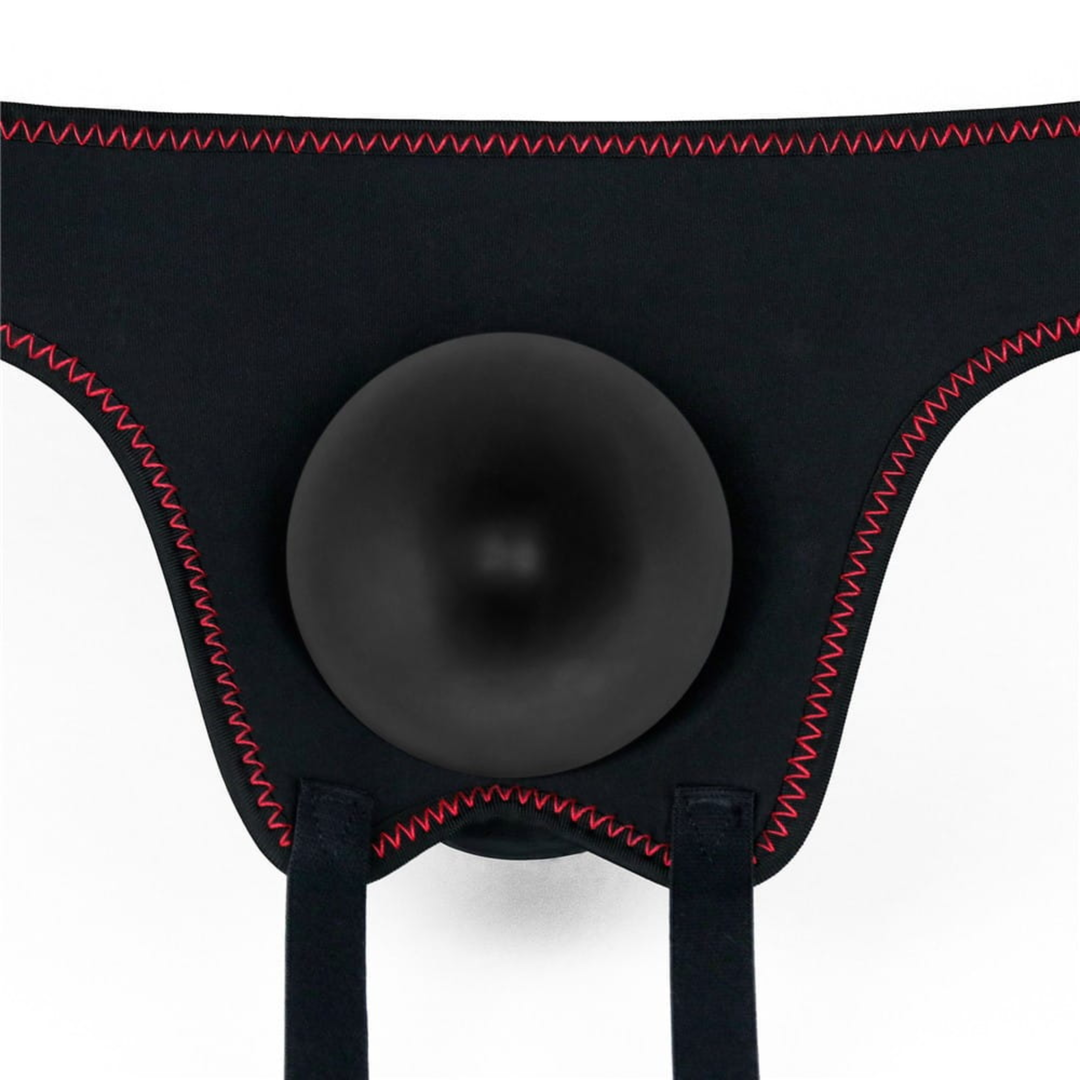 suction cup base from black dildo from Easy Strap on Set 7.0 inches 
