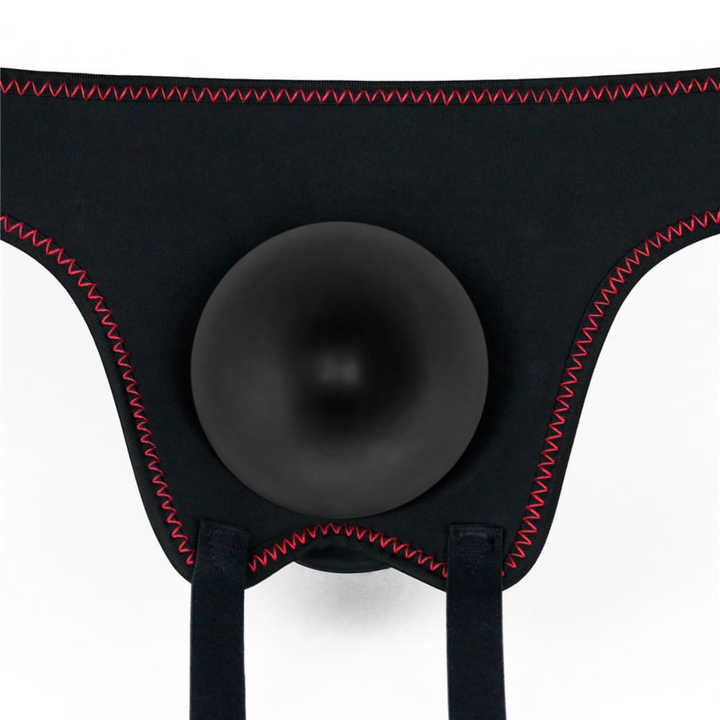 suction cup base from black dildo from Easy Strap on Set 7.0 inches 