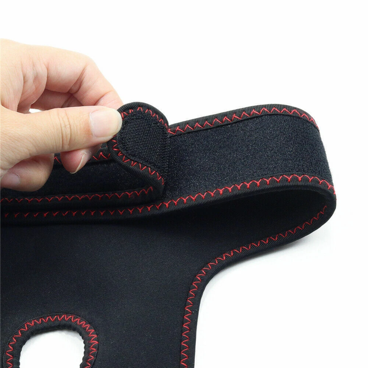 close up of velcro sturdy straps from INGEN 7.5 Inch Easy Strapon harness 