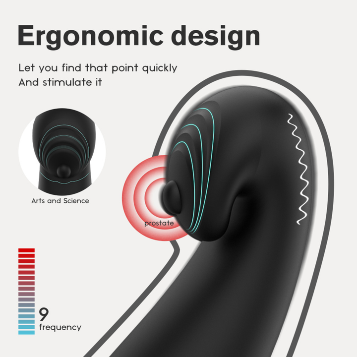 ergonomic design prostate stimulation Triple Stimulation Cock Ring