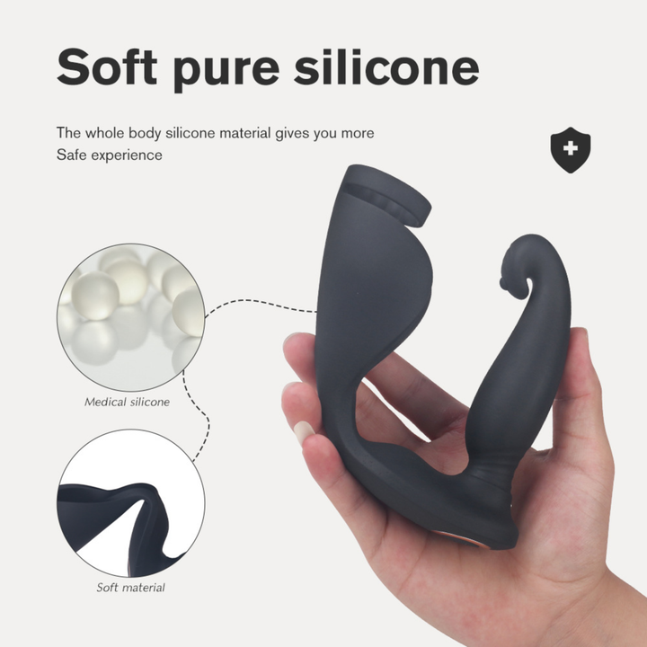 Triple Stimulation Cock Ring made from silky smooth silicone medical grade 