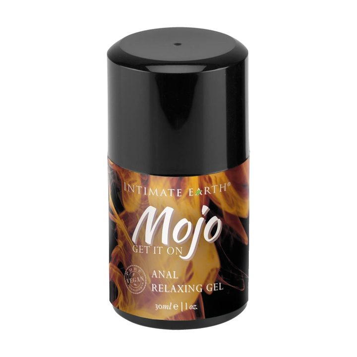 front side of MOJO Clove Oil Anal Relaxing Gel Lubricant 1oz