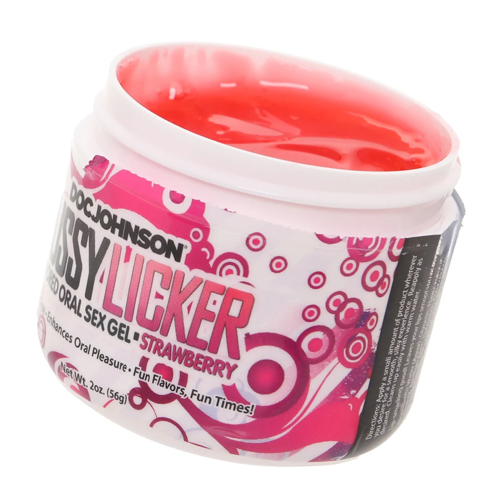 Strawberry Clit Licking Gel pussy licker doc johnson 