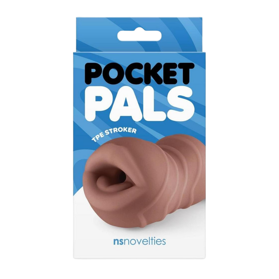 front side of Pocket Pals Stroker packaging 
