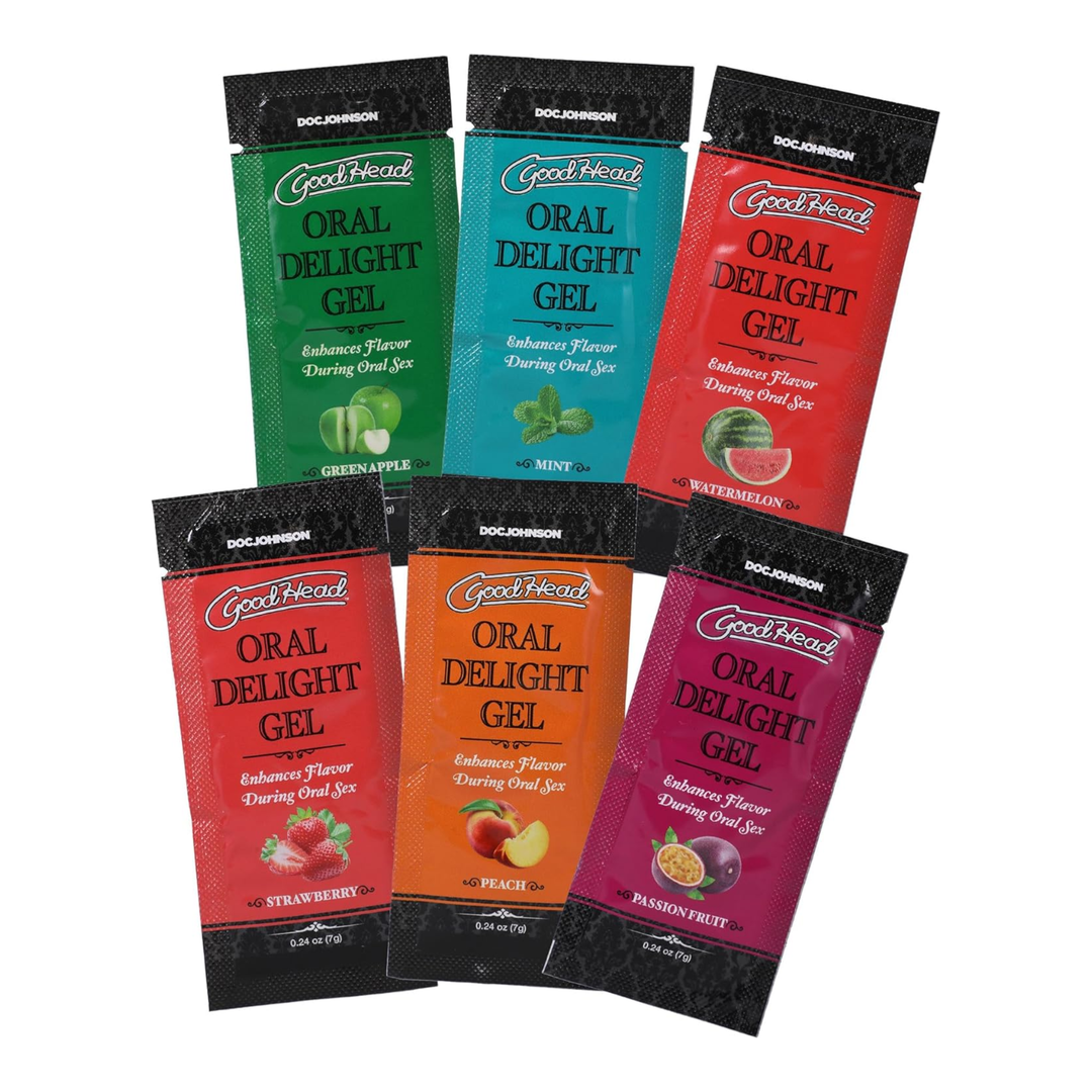 6 packets from GoodHead Oral Delight Gel 
