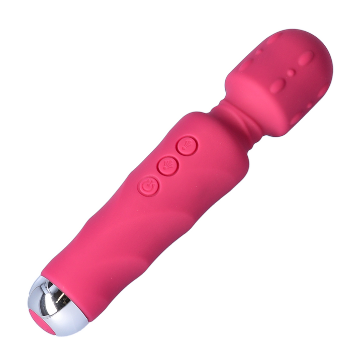 angled view of Textured Wand Massager control buttons 