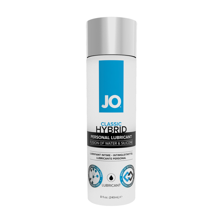 JO Classic Hybrid Lubricant 8z as seen inside of bottle 