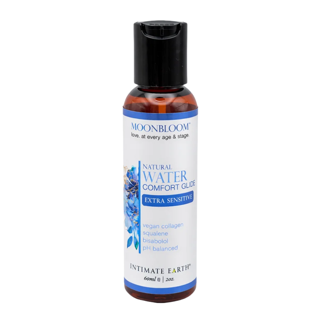 Moonbloom Natural Water Comfort Glide Extra Sensitive 2oz full product view 