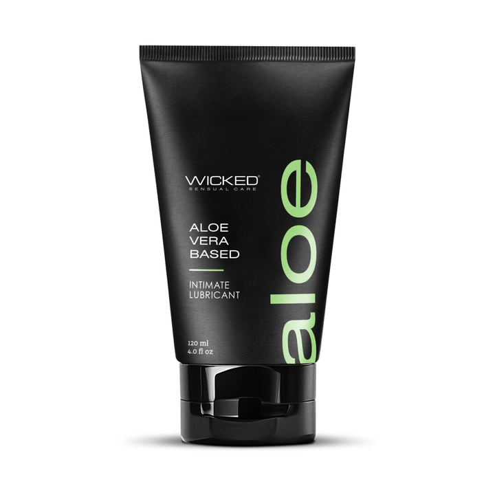 Wicked Sensual Aloe Lubricant 4oz front side 