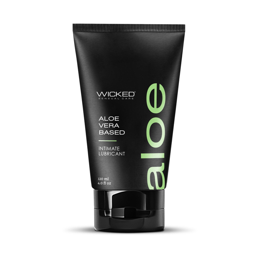 Wicked Sensual Aloe Lubricant 4oz front side 