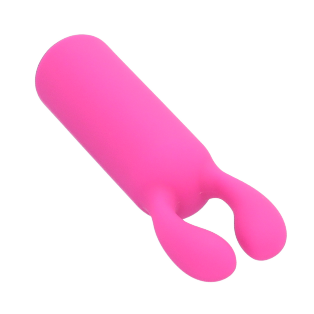 angled side view of Mini Clit Encasing Vibrator
