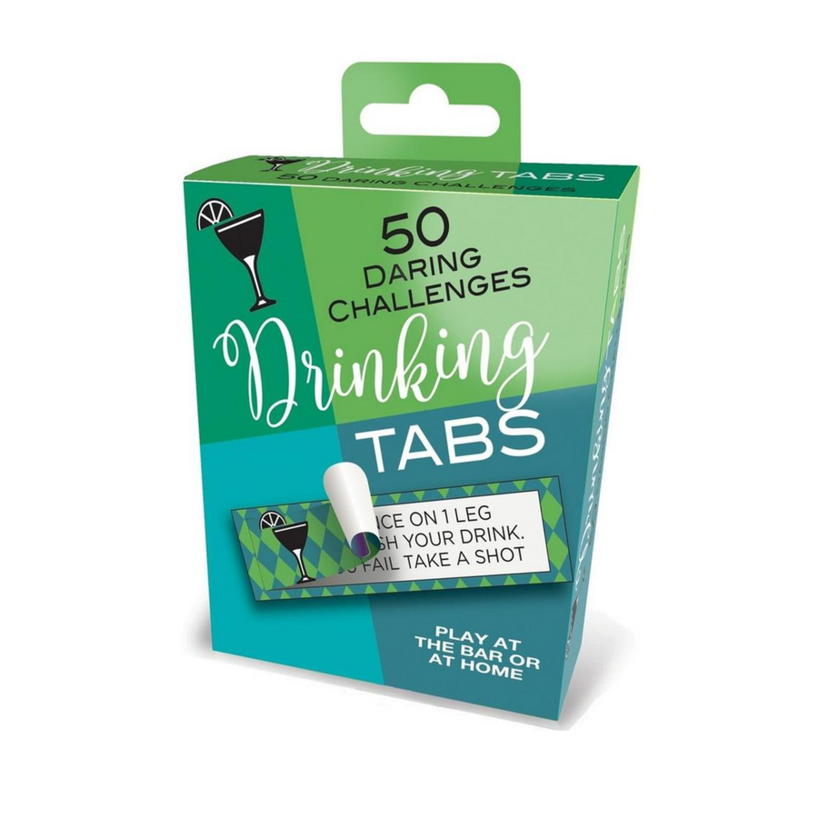 frontside of Drinking Tabs Drinking Game
