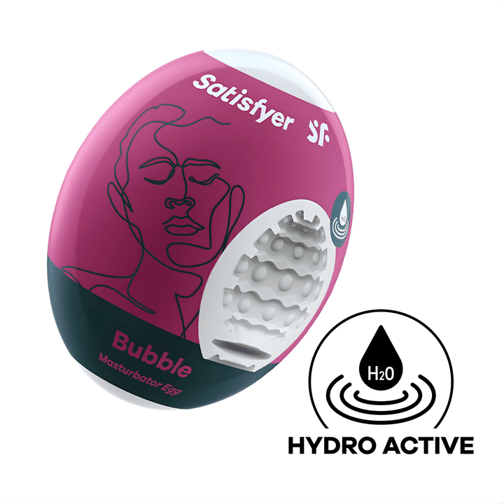 hydroactive technology Satisfyer Masturbator Egg 3 Pack Set - Bubble