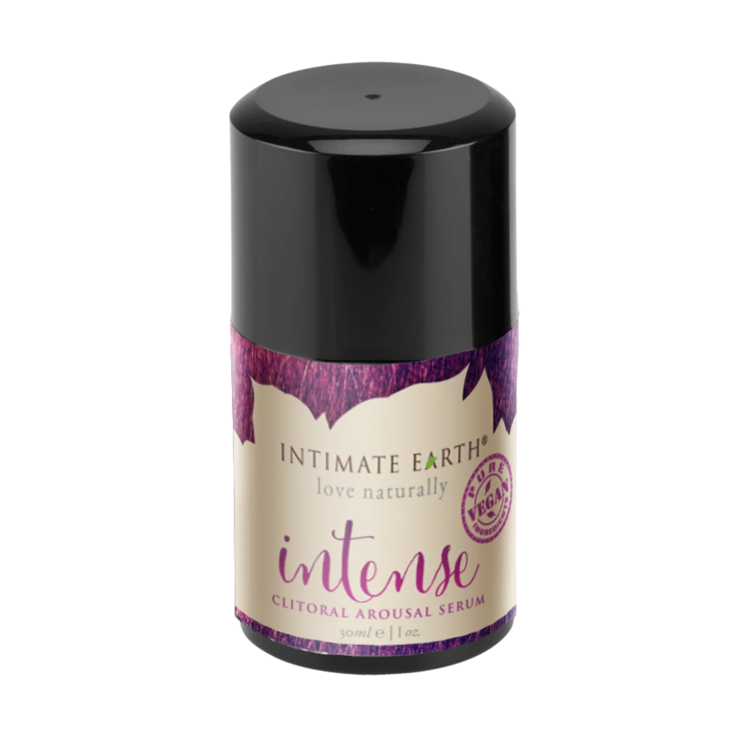 front side of Intimate Earth Intense Clitoral Arousal Serum 