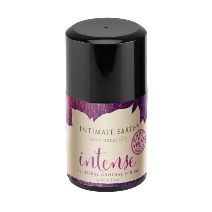 front side of Intimate Earth Intense Clitoral Arousal Serum 