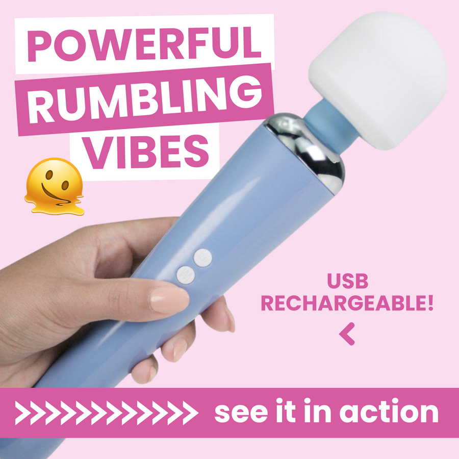 POWERFUL RUMBLING VIBES USB RECHARGEABLE! see it in action >>>>>