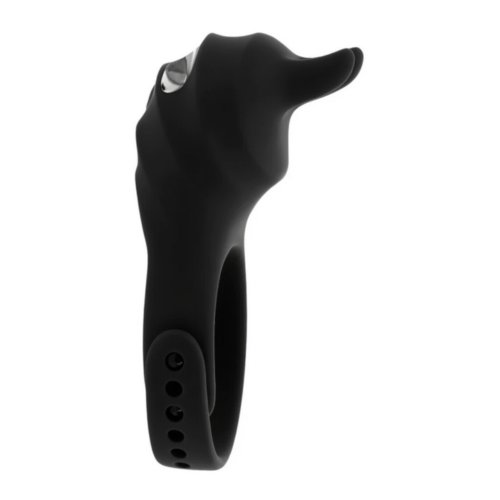side view of Adjustable Vibrating Couple's Cock Ring 