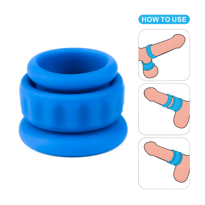 close up of Pinnacle Pro Twin Flex Stretcher with pictures on how to use 