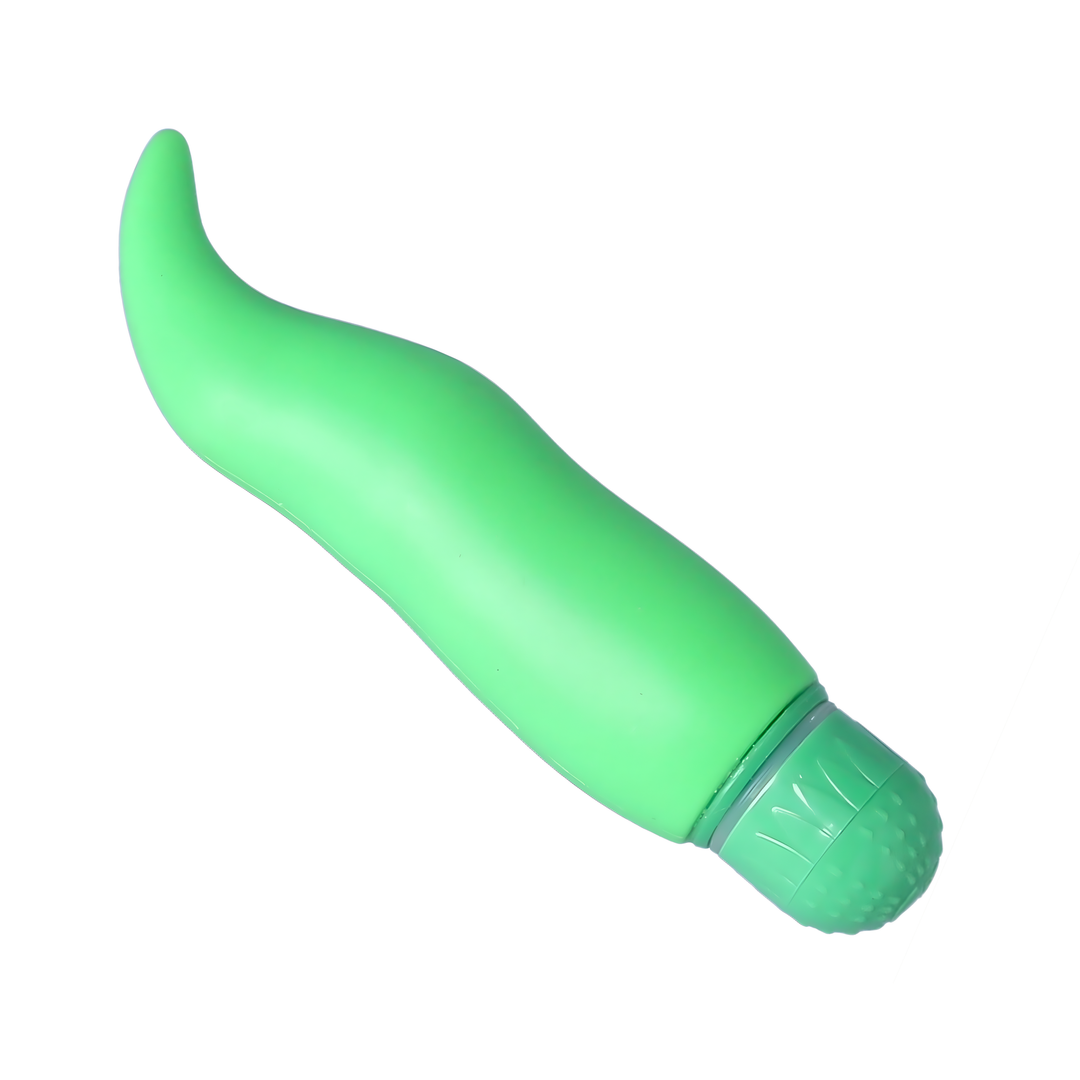 green Silicone Tickler Vibrator from TooTimid