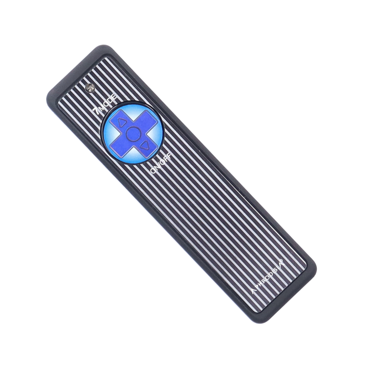 birds eye view of controller from Slim Intense Vibrating Double Bullets