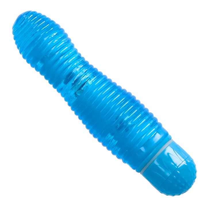 blue ribbed beehive vibrator from TopCat