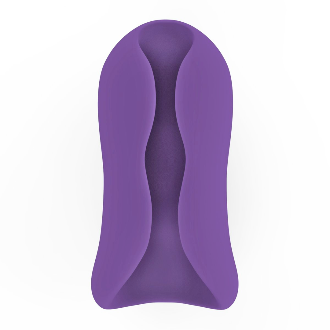 full product view of Ribbed Intensifying Hand Job Stroker Aide