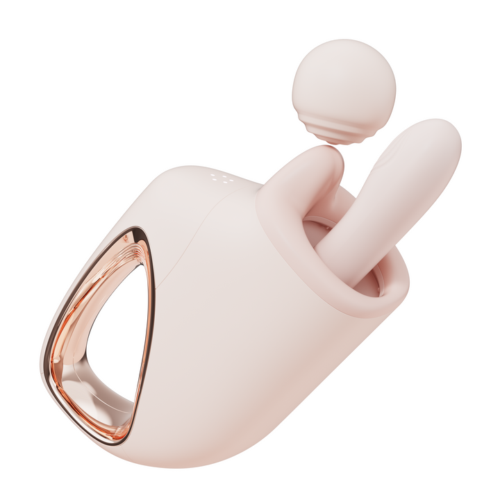 ball showing pippoint clitoral stimulation from Automatic Thrusting and Vibrating Telescopic Sex Machine 