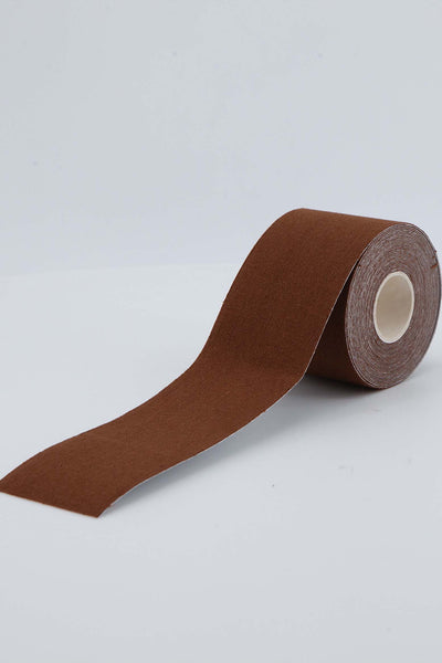 Dark brown breast tape