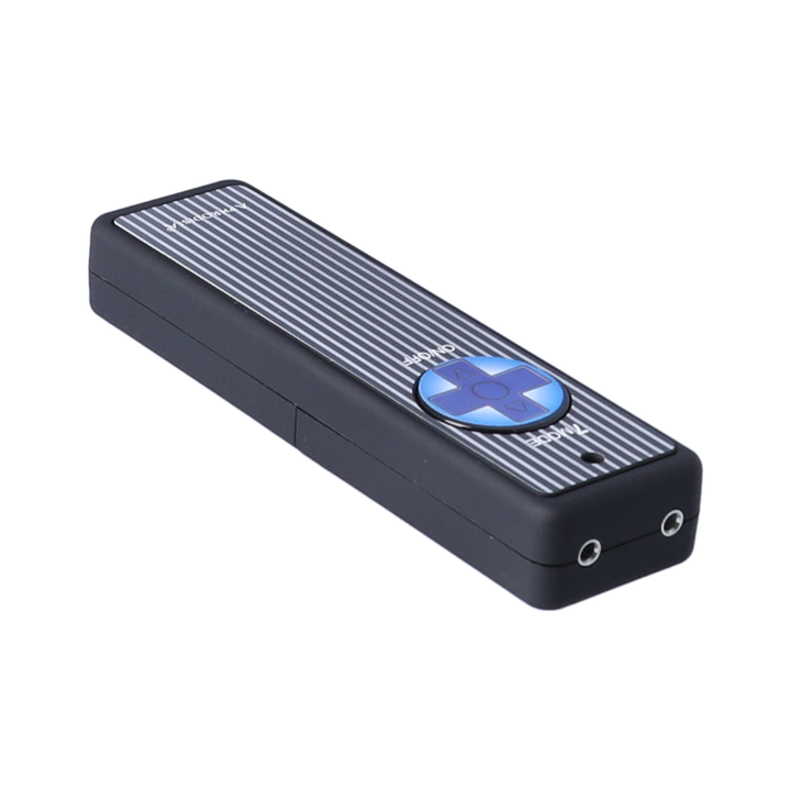 angled side view of Slim Intense Vibrating Double Bullets controller 