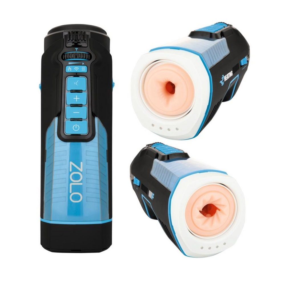 view of Blowbot device with angled views of entry hole