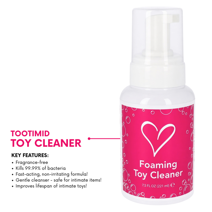 product details TooTimid Foaming Toy Cleaner