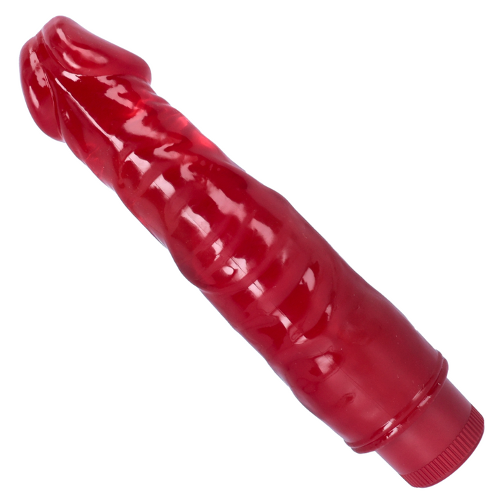 7'' Realistic TopCat Vibrator - red, underside 