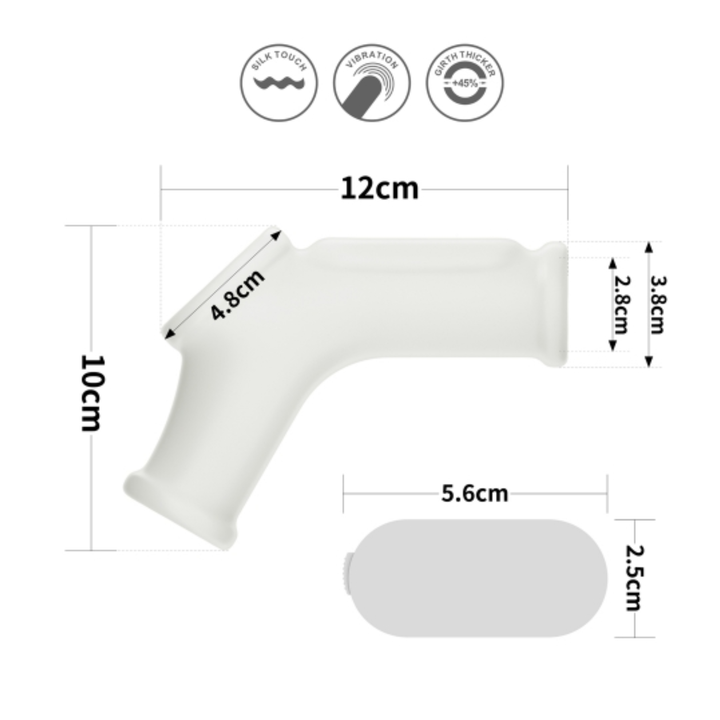 product dimensions for Smooth Knights Ring with Scrotum Sleeve