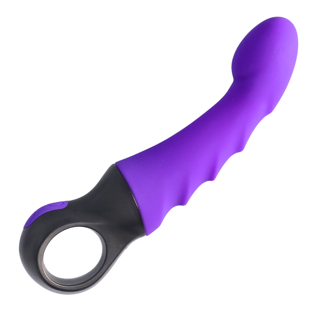 side view of Flexible Vibrating G-Spot Dildo 