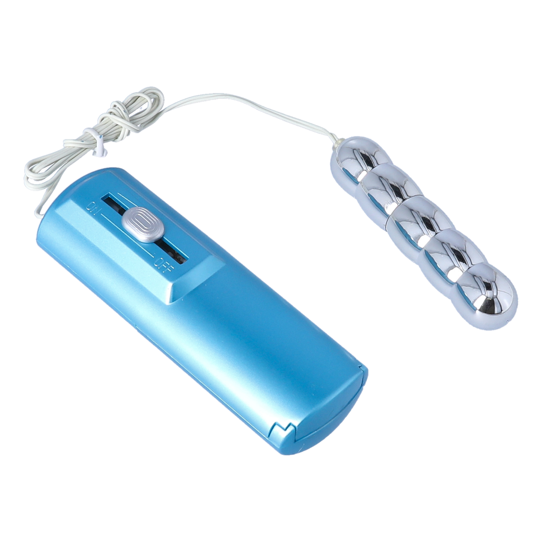 aide view of blue Beaded Multi-Speed Bullet 