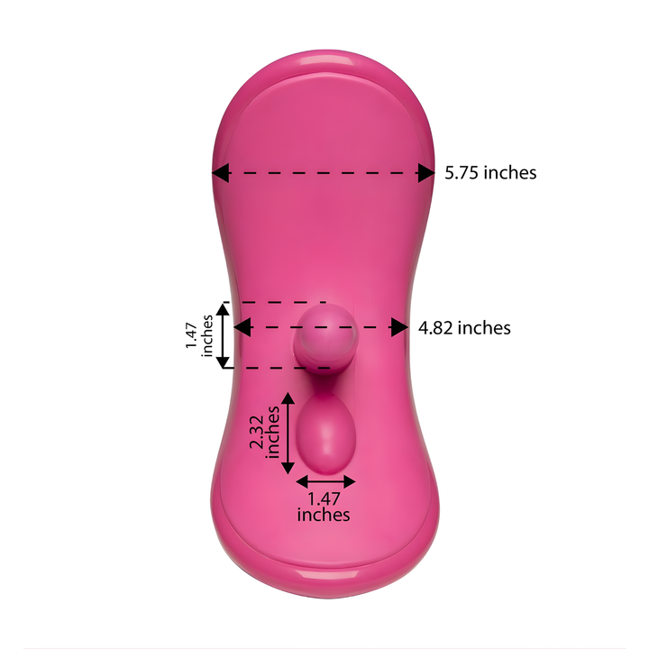 product dimensions for Dual Bullets Ridable Rocker System