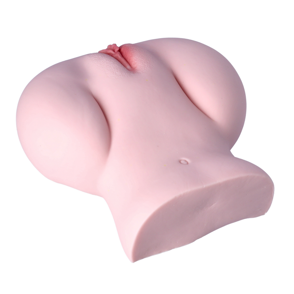 view from torso of Realistic Vagina Spread Eagle Anal Sex Toy Masturbator