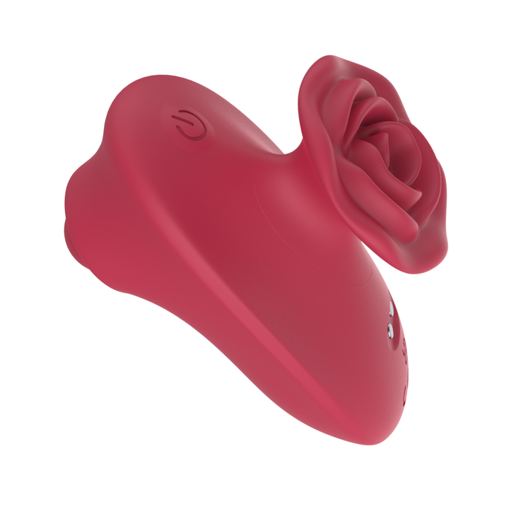 view of power button on handheld clit tapper  