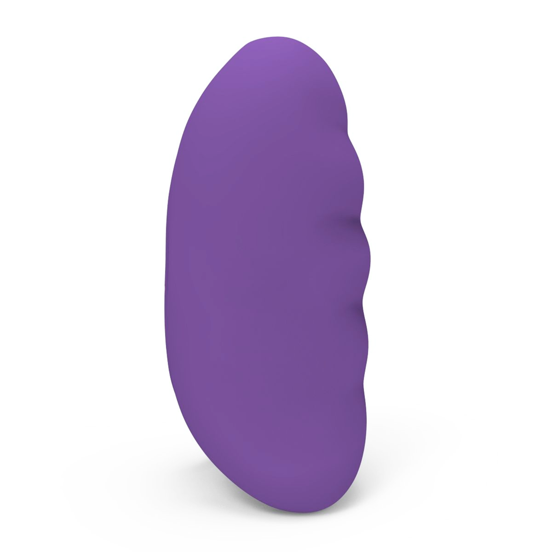 side view of Ribbed Intensifying Hand Job Stroker Aide 