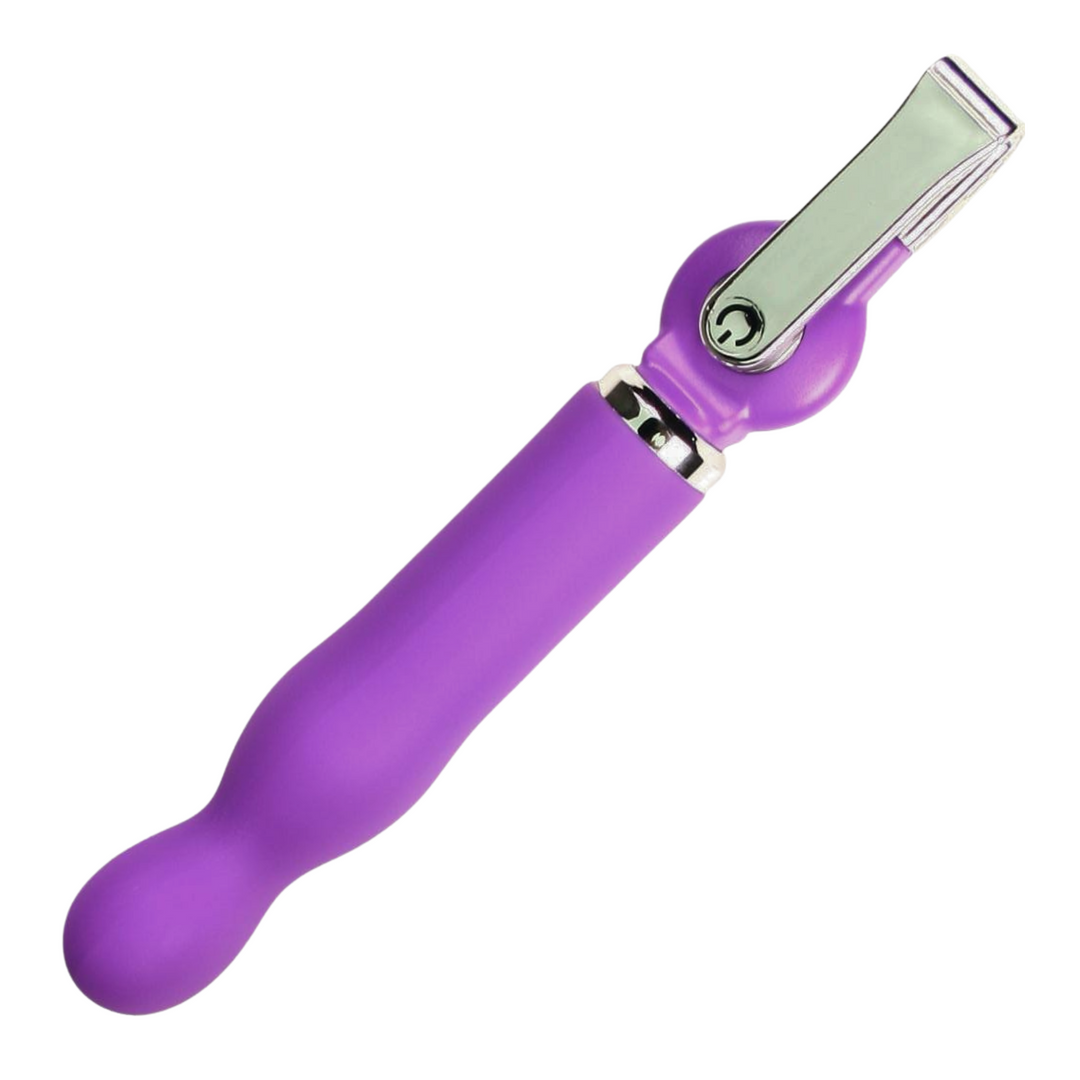 full product view of Rechargeable Purple Vibrator 