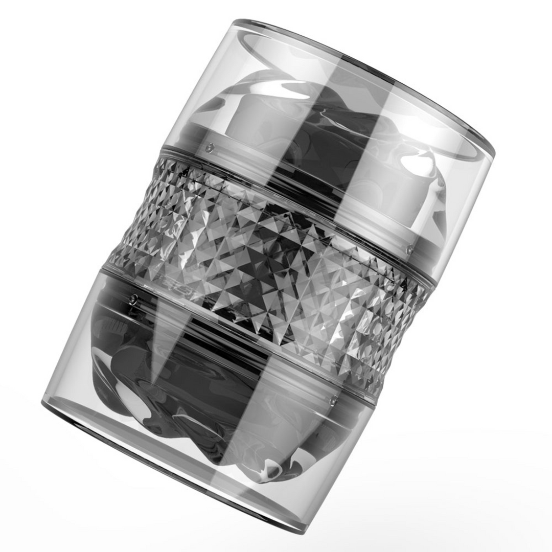 Penis masturbation cup with covers