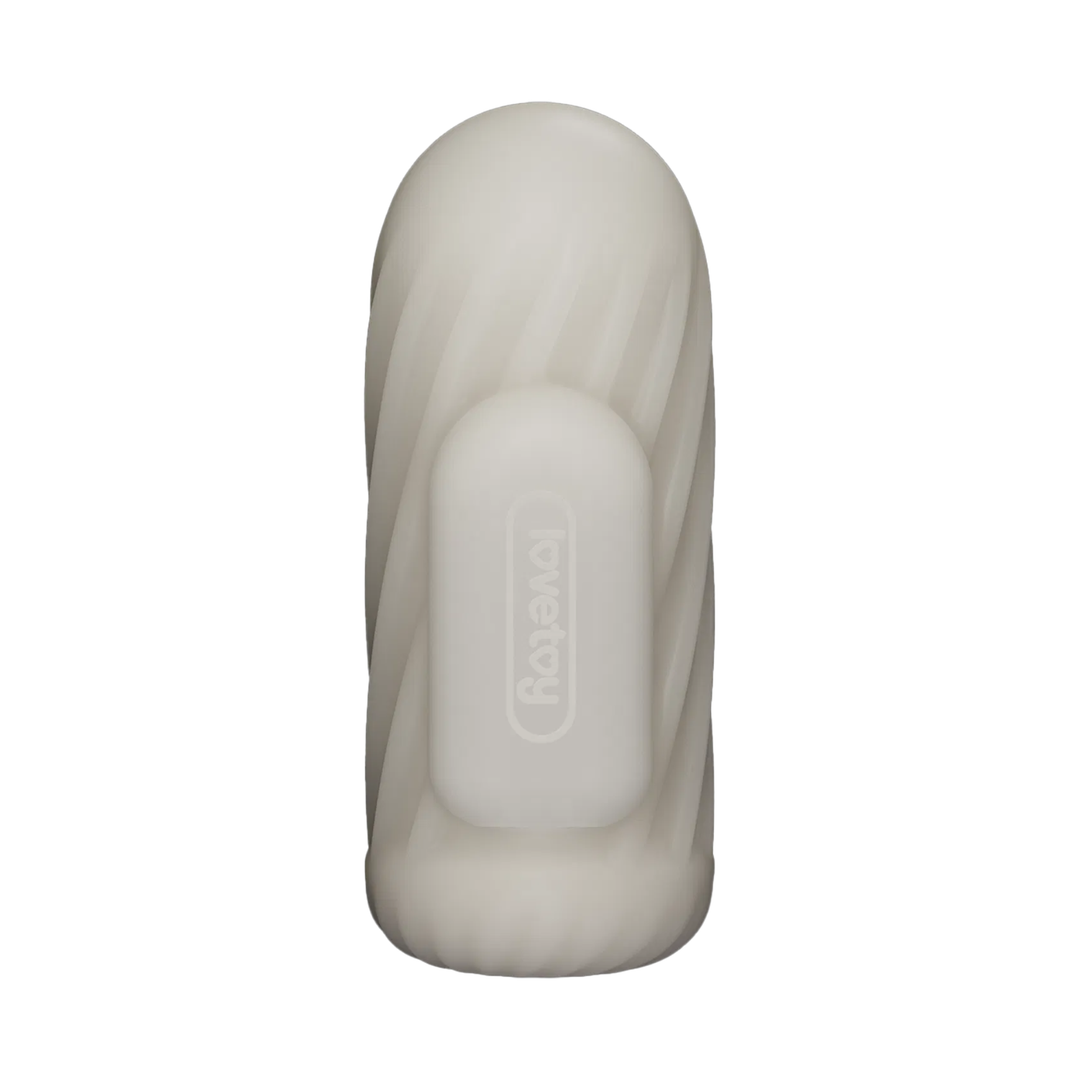 full product view of Knights Ring Vibrating Dual Purpose Sleeve-Spiral 