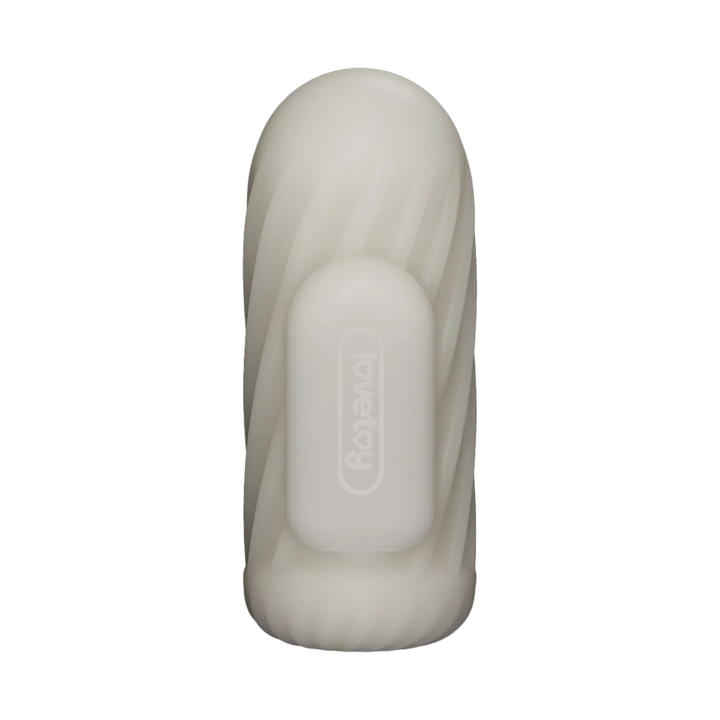 full product view of Knights Ring Vibrating Dual Purpose Sleeve-Spiral 