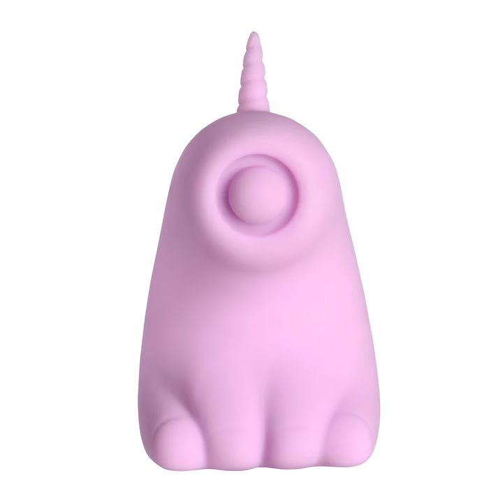 view of tapper on Creature Cuties Tappyhorn Tapping Rechargeable Silicone Stimulator
